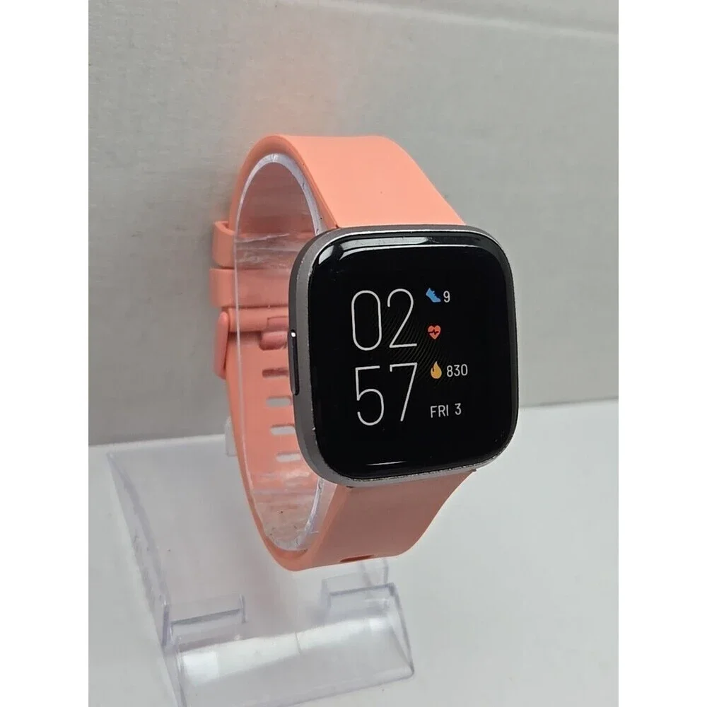 Fitbit Versa 2 Smartwatch Gray 40mm Alexa WR50M Always On Display W/ Charger